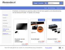Tablet Screenshot of irextender.nl